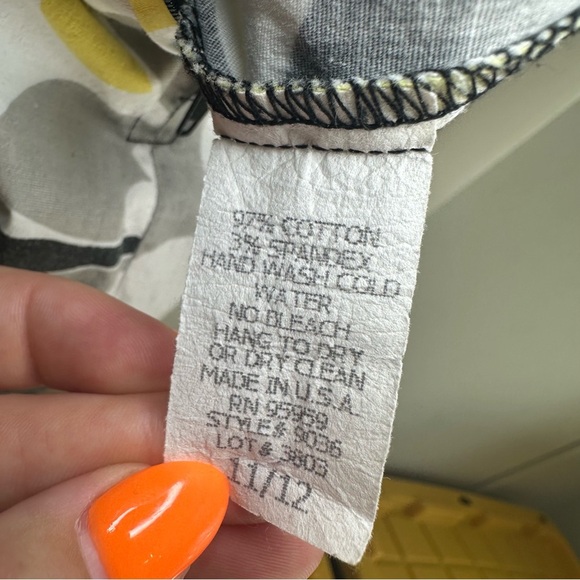 Blush Y2K Floral Halter Dress. Size: 11/12. Butter Yellow. - Picture 7 of 7